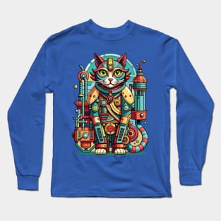 Mechanical Cat Long Sleeve T-Shirt